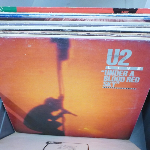 791 - Twenty rock and pop LP records and ten 7