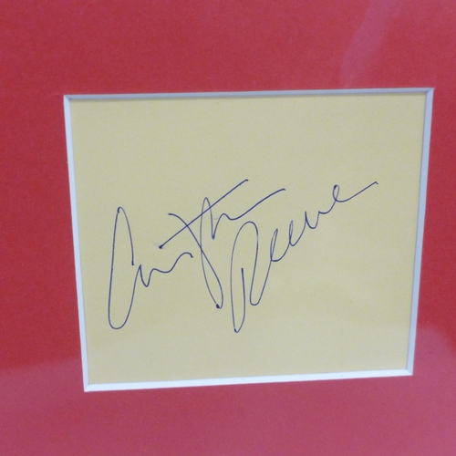 792A - Superman Christopher Reeve autographed display