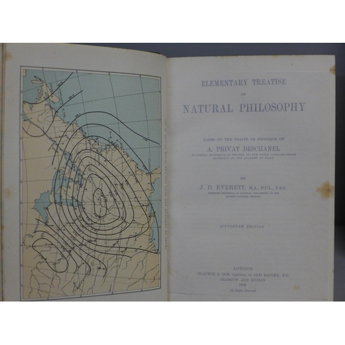 794 - Philips' Popular Mannikin and one volume, Deschanel's Natural Philosophy, 1903