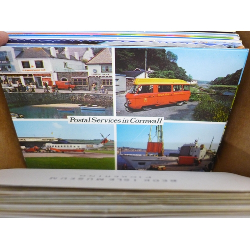 800 - Postcards; a box of postcards, vintage to modern