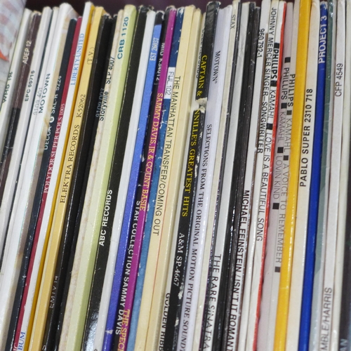 803 - A large collection of mainly jazz LP records, Big Band, swing, contemporary, easy listening and clas... 