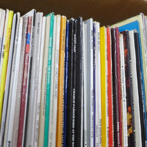 803 - A large collection of mainly jazz LP records, Big Band, swing, contemporary, easy listening and clas... 