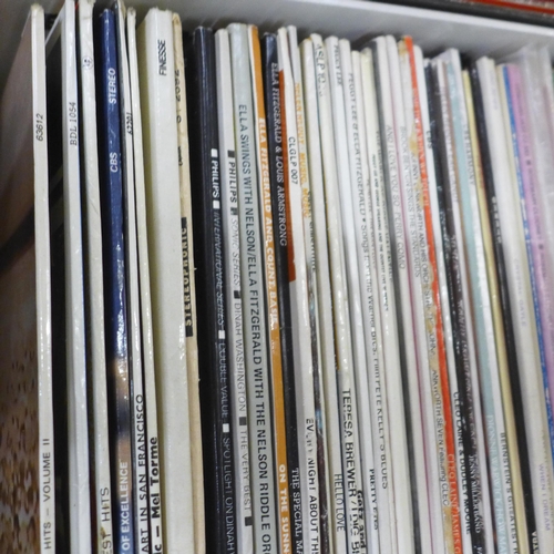 803 - A large collection of mainly jazz LP records, Big Band, swing, contemporary, easy listening and clas... 