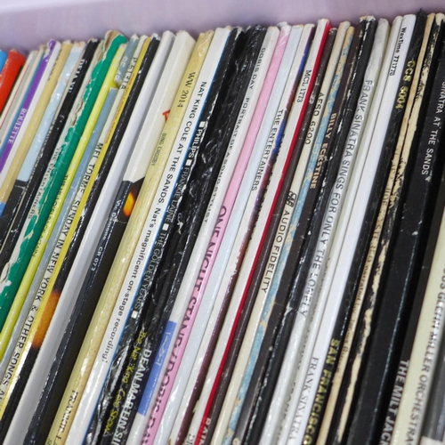 803 - A large collection of mainly jazz LP records, Big Band, swing, contemporary, easy listening and clas... 