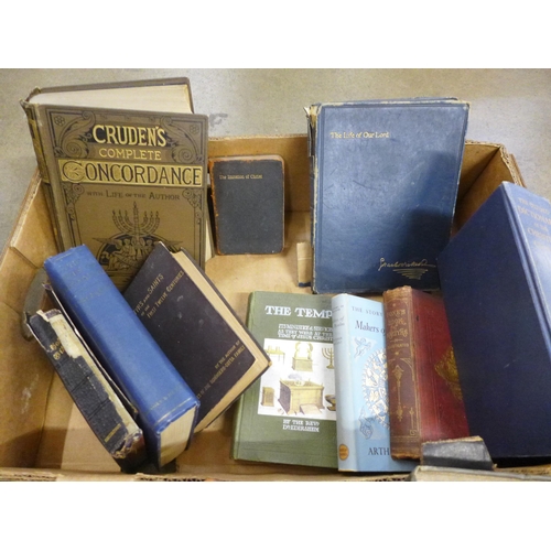 809 - A collection of 1800s/1900s books, all religious, including Holy Living and Dying, The History of Ch... 