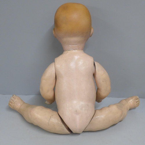 818 - An Armand Marseille bisque head doll, 351