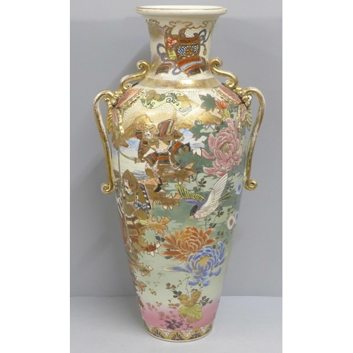 822 - A tall Chinese vase, 46.5cm