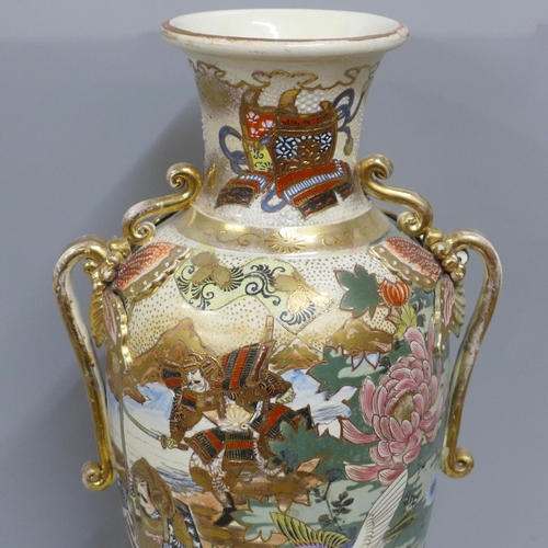 822 - A tall Chinese vase, 46.5cm