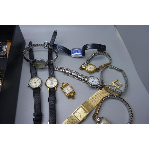 889 - A collection of lady's wristwatches