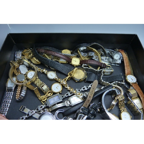 889 - A collection of lady's wristwatches