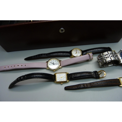 907 - Lady's and gentleman's wristwatches, Rotary, Raymond Weil, Limit, etc.