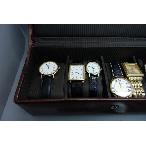 907 - Lady's and gentleman's wristwatches, Rotary, Raymond Weil, Limit, etc.