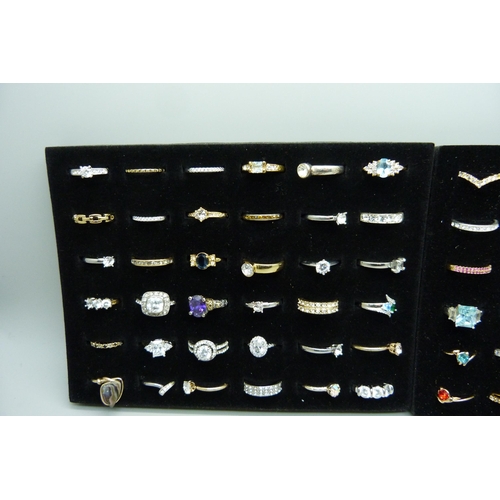 910 - Seventy two dress rings