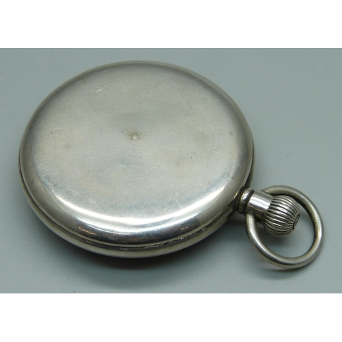 961 - A Vertex silver pocket watch