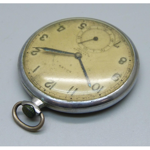 996 - A Rolex pocket watch, the dial also marked H. Newman Jeweller