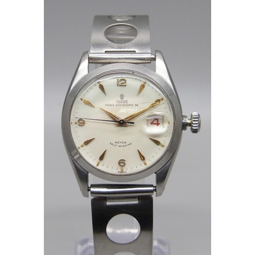 998 - A gentleman's Tudor Prince Oysterdate 34 wristwatch