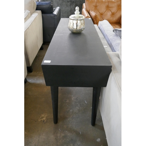 1454 - A zebra two drawer console table