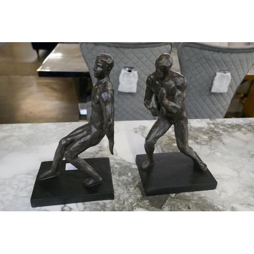 1480 - A pair of bookends - H 15cm (792317)  *