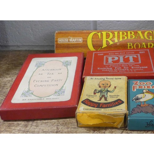 809B - A collection of vintage toys and games, a globe and marbles - some marbles chipped and playworn **PL... 