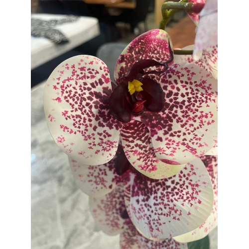 1550 - A single stem artificial Orchid, H 60cms (51237907)   #