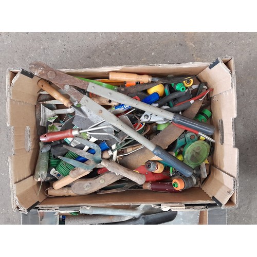 2241 - 4 boxes of assorted hand tools