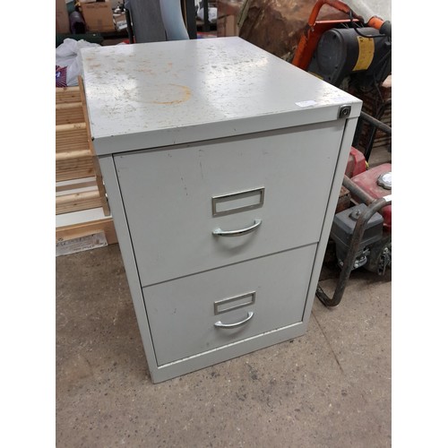 2254 - A two drawer filing cabinet