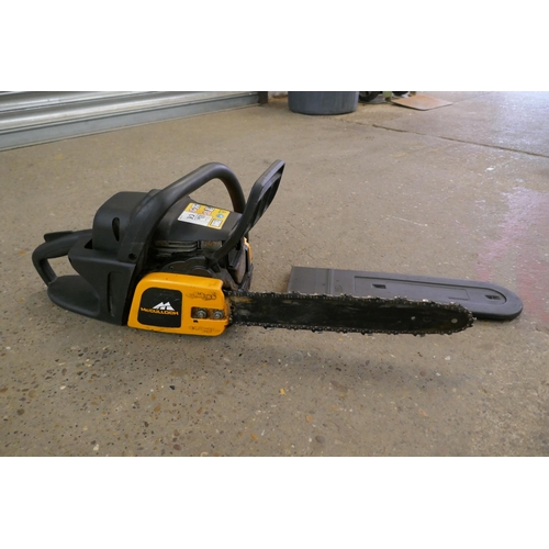 2211 - A McCulloch MAC 838 petrol driven chainsaw and a Hyundai HYT2318 23cc petrol driven hedge trimmer (p... 