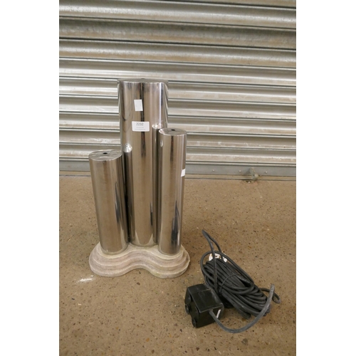 2232 - Stainless steel garden water feature