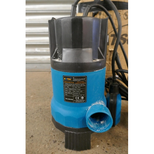 2285 - A Katsu 230v single phase submersible puddle pump