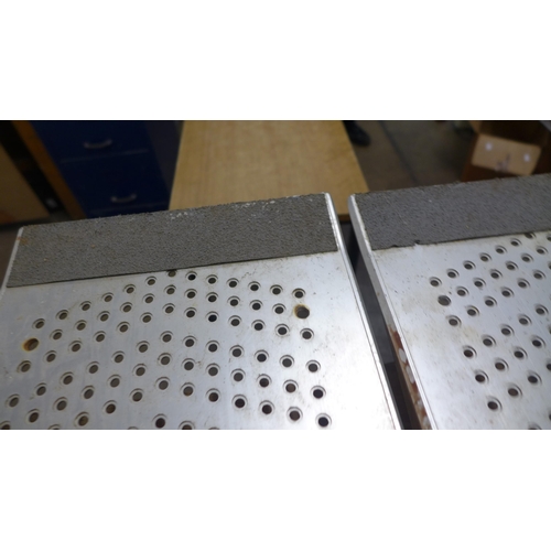 2369 - A set of stainless van ramps with 200kg load capacity