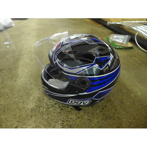 2386 - An AGV helmet and a G-Mag Barb Wire motorcross helmet