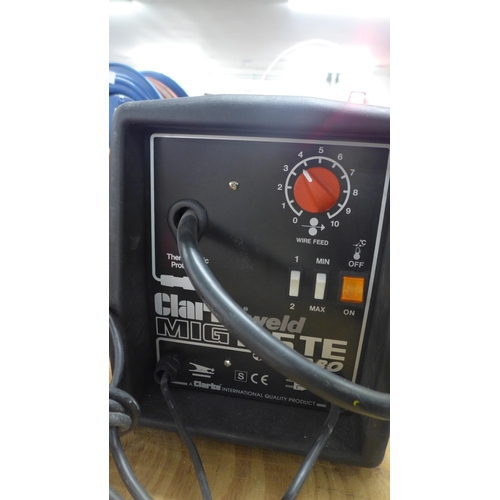 2397 - A Clarke Weld Mig 135TE turbo (H-22-107963) welder (#7149) * This lot is subject to VAT