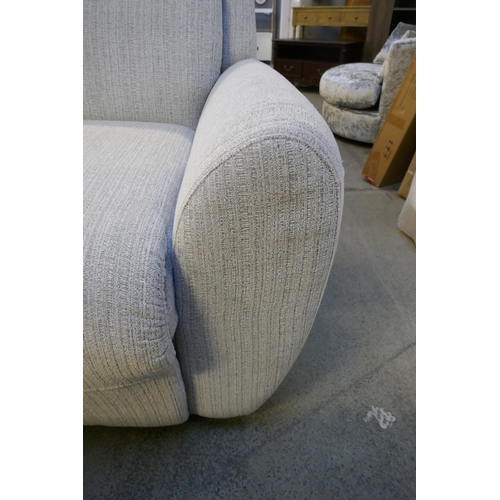 1580 - A grey weave large two seater sofa