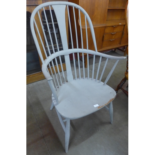 114 - A painted Ercol Chairmaker's chair