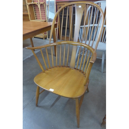 115 - An Ercol Goden Dawn elm and beech Chairmaker's chair