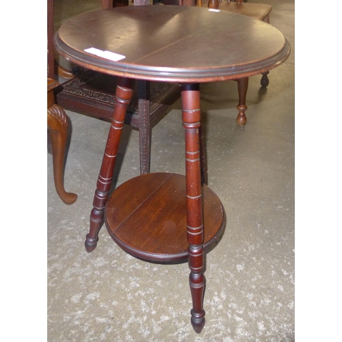 150 - A late Victorian James Shoolbred circular mahogany occasional table