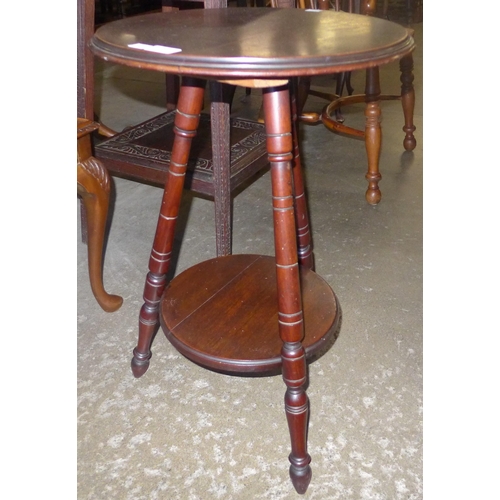 150 - A late Victorian James Shoolbred circular mahogany occasional table