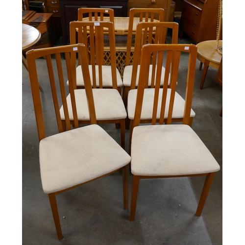 18 - A set of six Morris of Glasgow teak dining chairs
