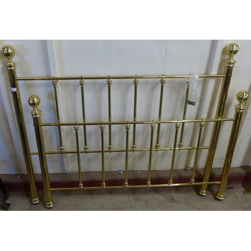 226 - A Victorian style brass bed