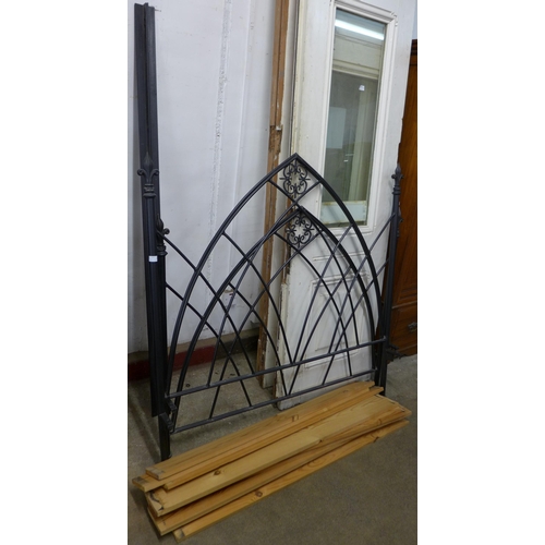 233 - A French style cast iron bed