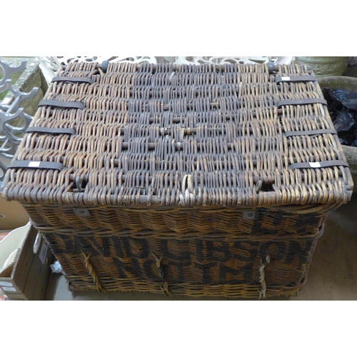 259A - A large wicker basket