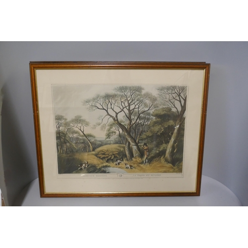 279 - Assorted hunting scene prints