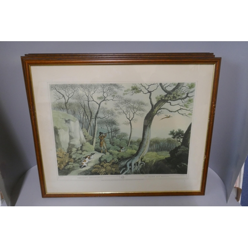 279 - Assorted hunting scene prints