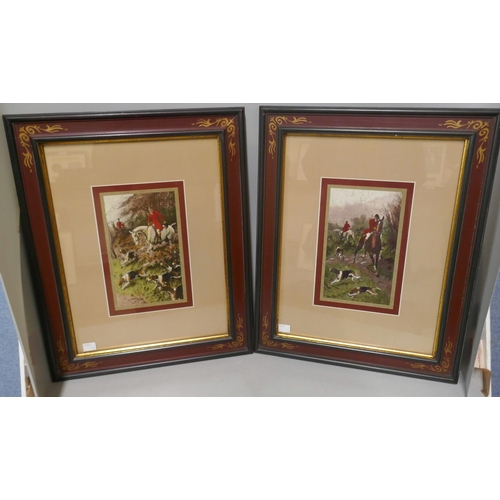 280 - Assorted prints, including hunting scenes