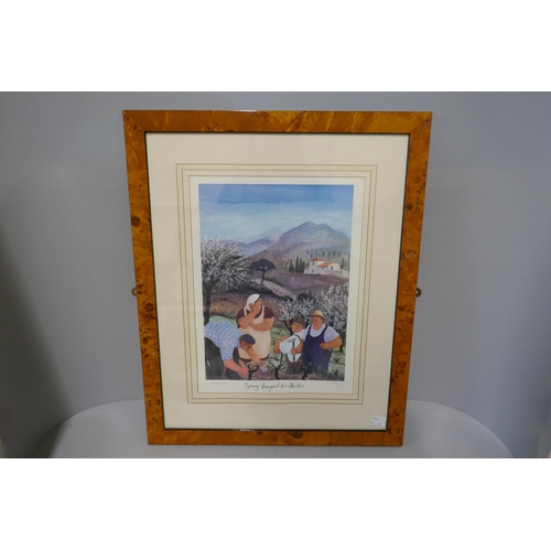 287 - Four Loxton prints, framed