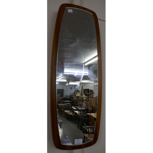 30 - A teak framed mirror