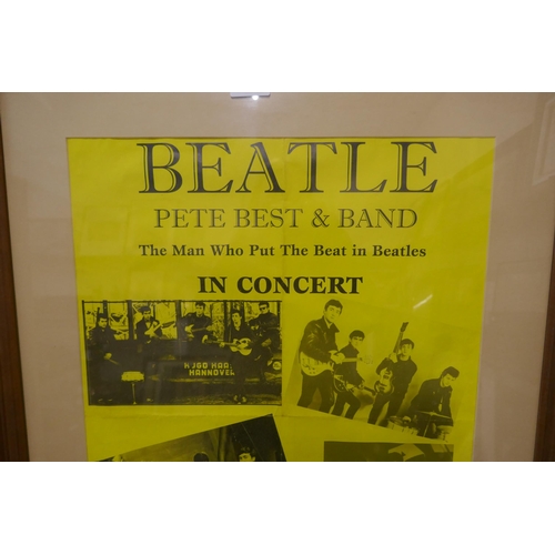 300 - A 20th Century legend print and a Beatles concert poster