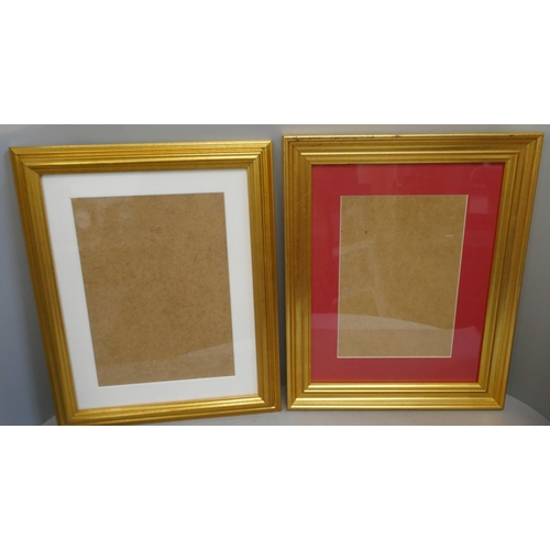 344 - Assorted picture frames