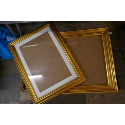 344 - Assorted picture frames