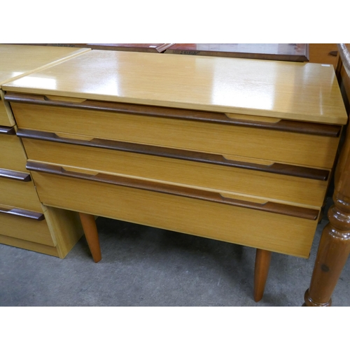 74A - An Avalon teak chest of drawers